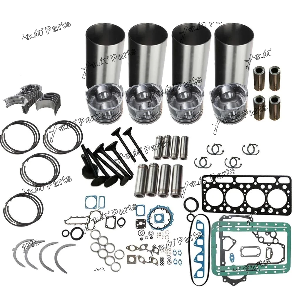 

Overhaul Rebuild Kit For Isuzu 4JG1 4JG1T Engine Takeuchi TL140 CTL70 Mustang MTL20 Hitachi ZAX70 ZX75US ZX85US