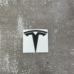 Tesla Car Front Emblem Rear Trunk Emblem Sticke dla modelu 3 Mode Y metalowe logo zamiennik tylne i tylne logo czernienie