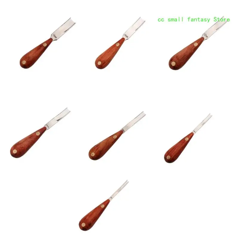 

R3MA Leathercraft Skiving Tool Leather Craft Edges Beveler Leather Stitching Tool Leathercraft Edges Trimming Tools