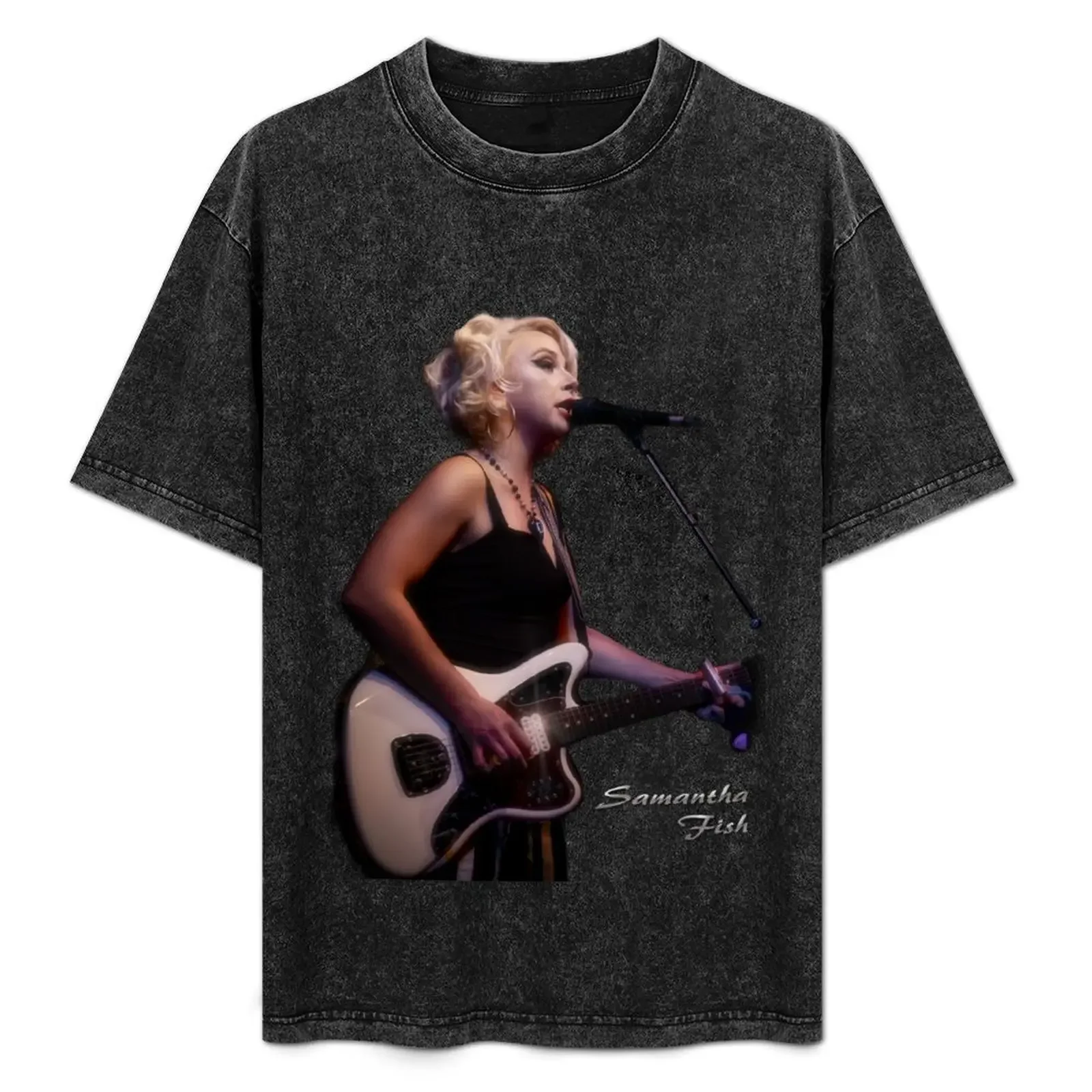 

Samantha Fish T-Shirt oversized graphic tee man clothes hippie clothes designer shirts heavyweight t shirts for men