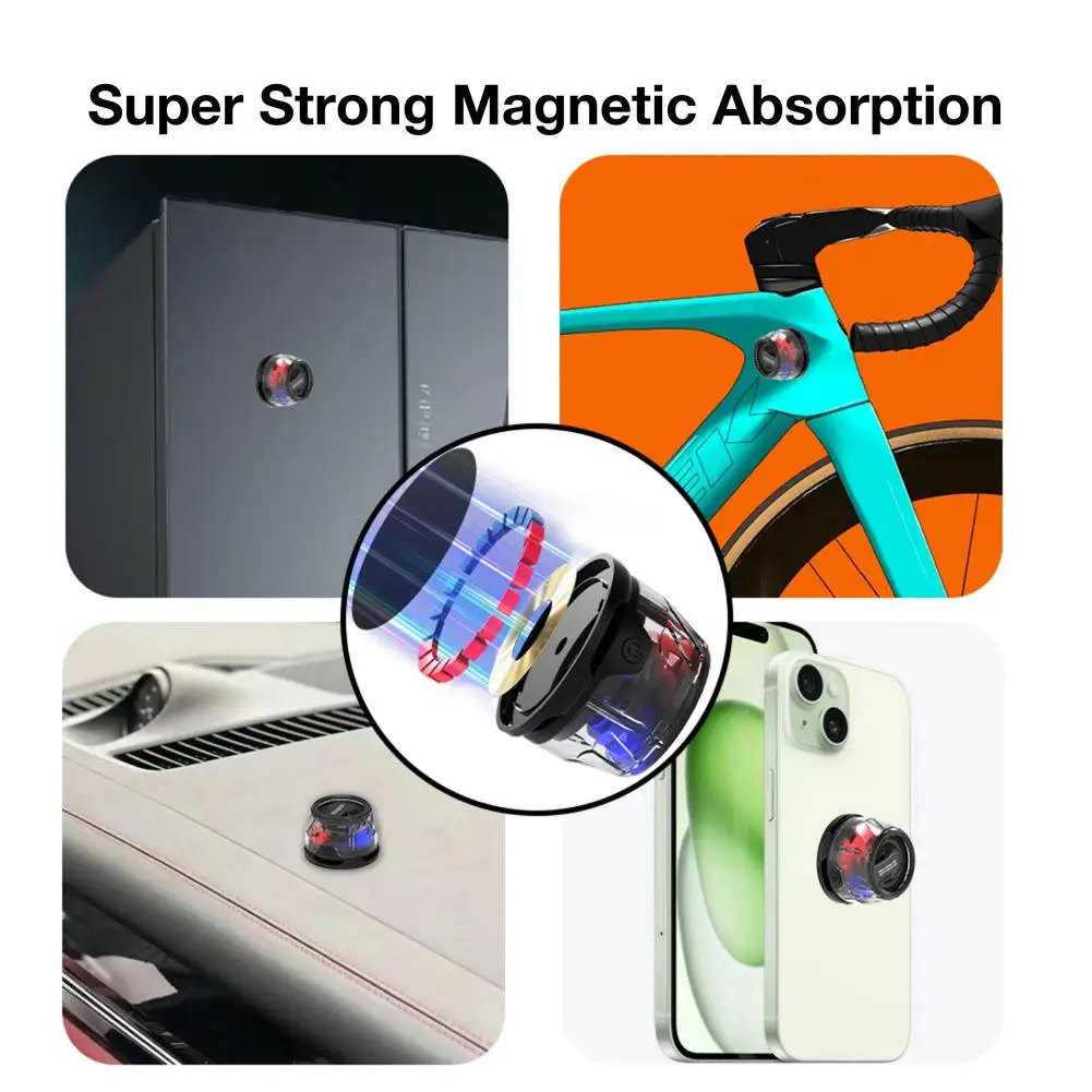 

Outdoor Magnetic Bluetooth Speaker Wireless Portable Mini Travel Stereo Speaker With RGB Light Phone Holder For IPhone 12-1 R5V9