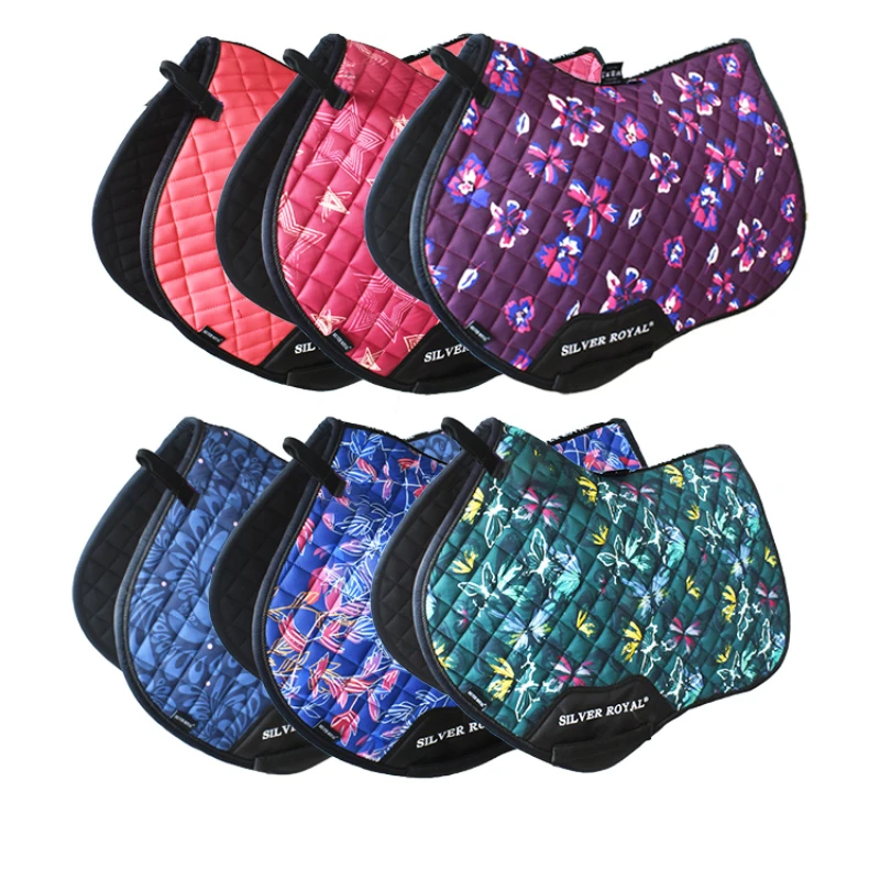 

Sweat drawer saddle pad Colorful flower cushion Equestrian cushion Saddle pad Comprehensive sweat drawer pad