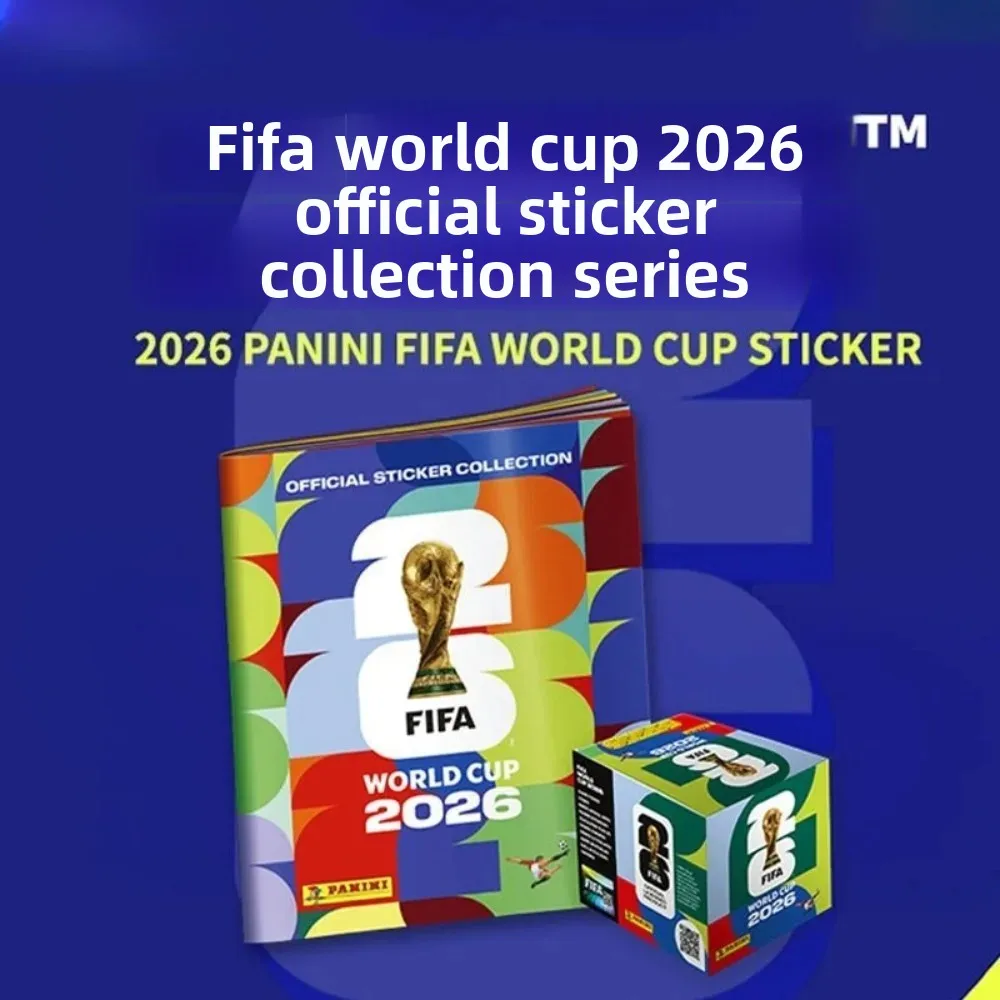 

Panini Football Player Sticker Box 50 Packs Collectible Stickers Kit For 2026 International Football Tournament Fan Souvenir Mys