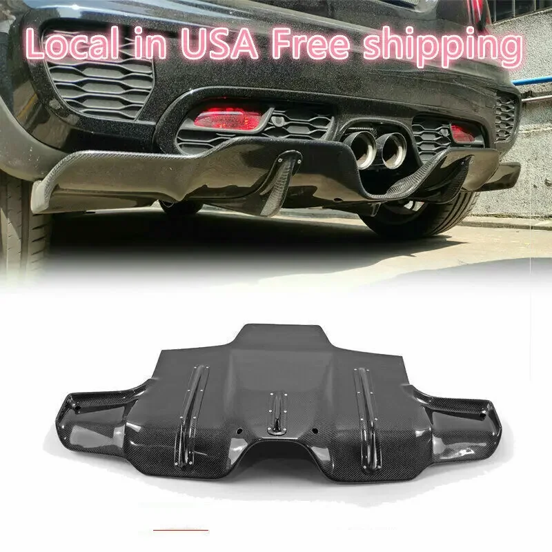 For F56 Mini Cooper S Ver 2.1 DAG Style Carbon Fiber Rear Bumper Diffuser Wings Bodykits Car Parts Trim Kits Addon