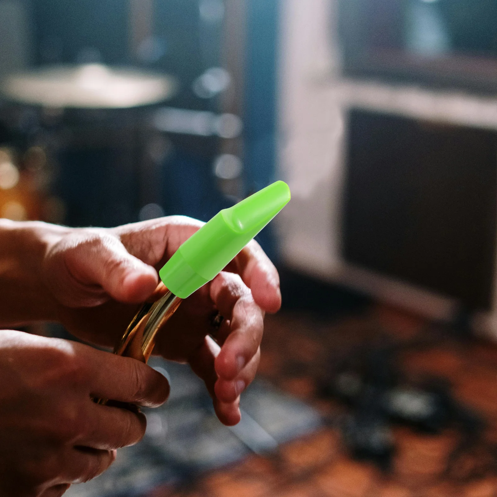 

Alto Saxophone Mouthpiece Green Resin For Superior Sound Compatible With Various Sax Instruments Sax Accessories Musical