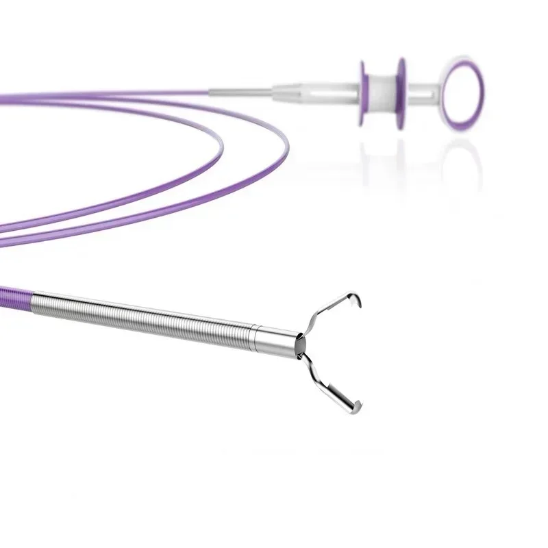 مشبك Hemoclip عالي الجودة يمكن التخلص منه مرن وقابل للدوران ومشابك مرقئ لعلم الجهاز الهضمي