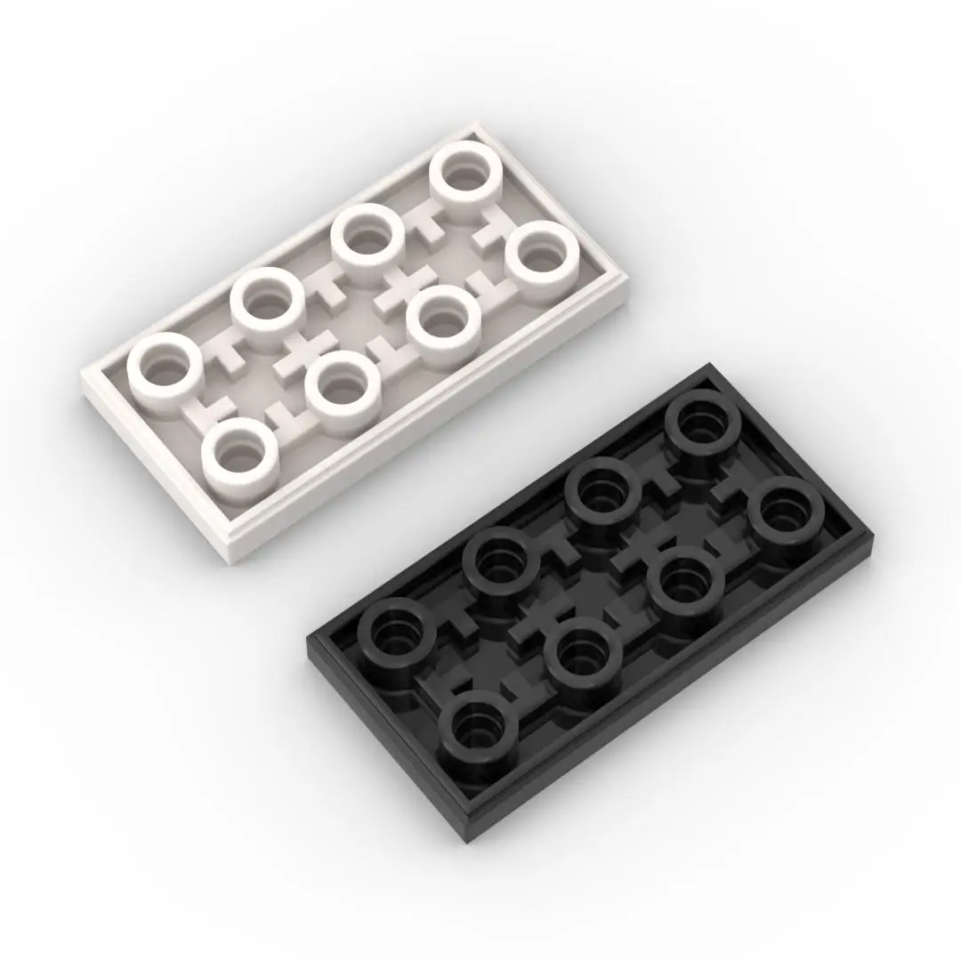 

Строительные блоки из мелких частиц MOC 3395 2x4, панель обратного света, сборка, игрушки, строительные блоки, аксессуары, сделай сам