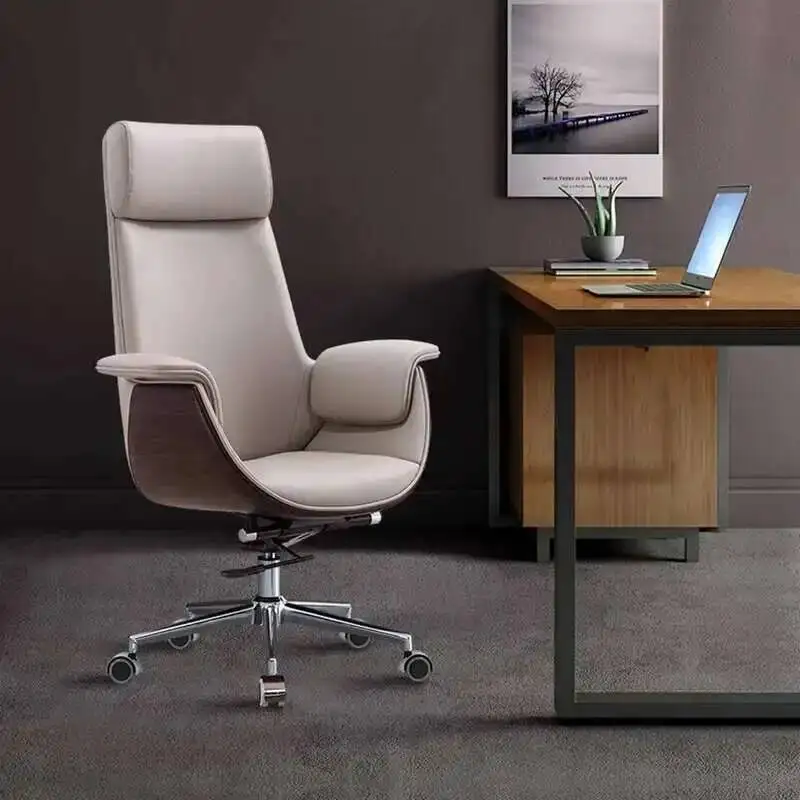 

Chairs Comfortable Handle Roller Leather Lounge Office Makeup Work Chair Organizer Gamer Cadeira Gamer Office Desk Furnitures