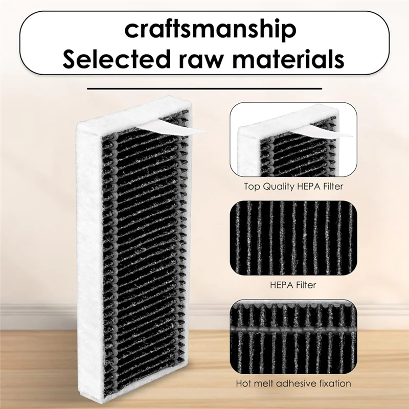 BAAD HEPA Filters For ECOVACS DEEBOT X8 Pro Omni Robot Vacuum Filter Kit, Parts, Accessories Kit Replacement