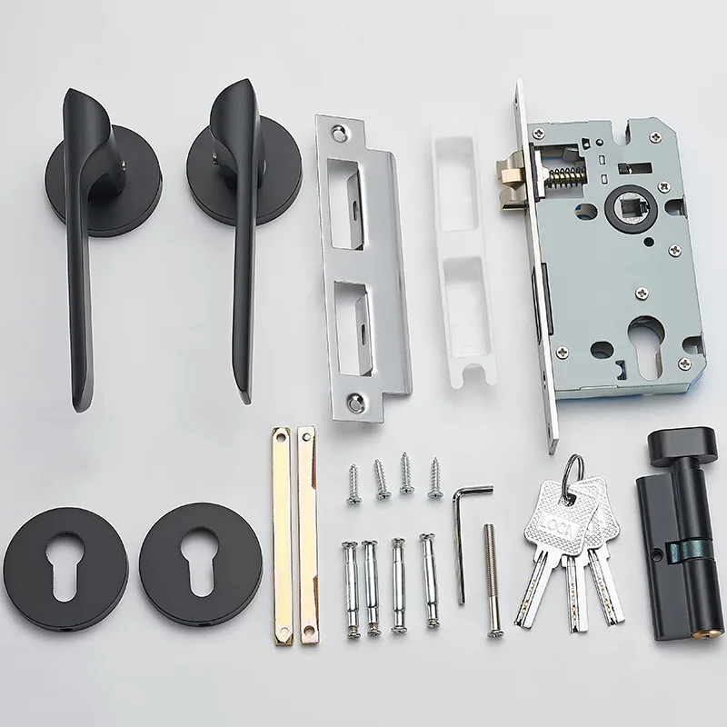 HOME INTERIOR Slope design DOOR LOCK BEDROOM DOOR THICKENED HANDLE HARDWARE DOOR HANDLE LOCK ROOM DOOR LOCK