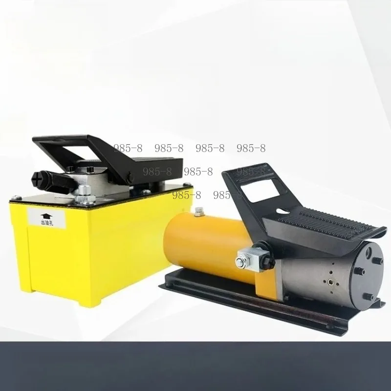 Air Actuated Aluminium Air Hydraulic Pump, 10000PSI Foot Pump Fit Auto Body Frame Machines & Pulling Post