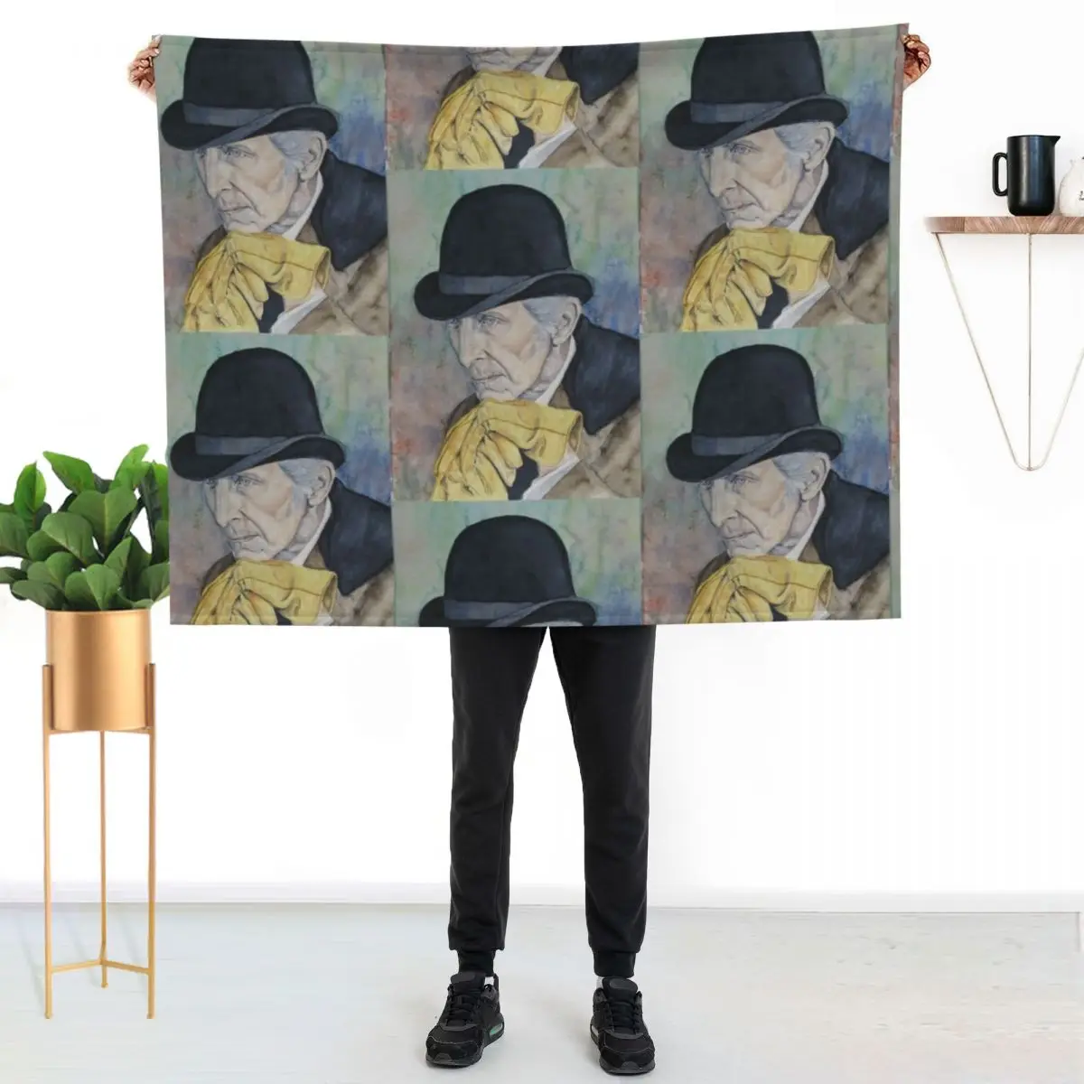 Peter Cushing Throw Blanket Ultra Plush Cozy Blanket for Napping Sleeping
