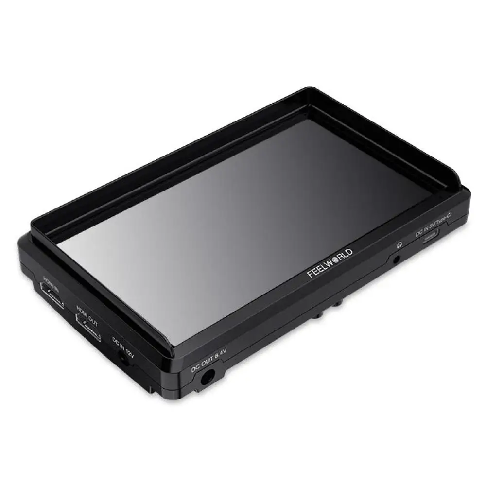 

FEELWORLD S55 6" 4K HDMI Monitor 1920x1080 View DC Out Tilt Bracket for DSLR Mirrorless 3D LUT 450nit IPS 160°