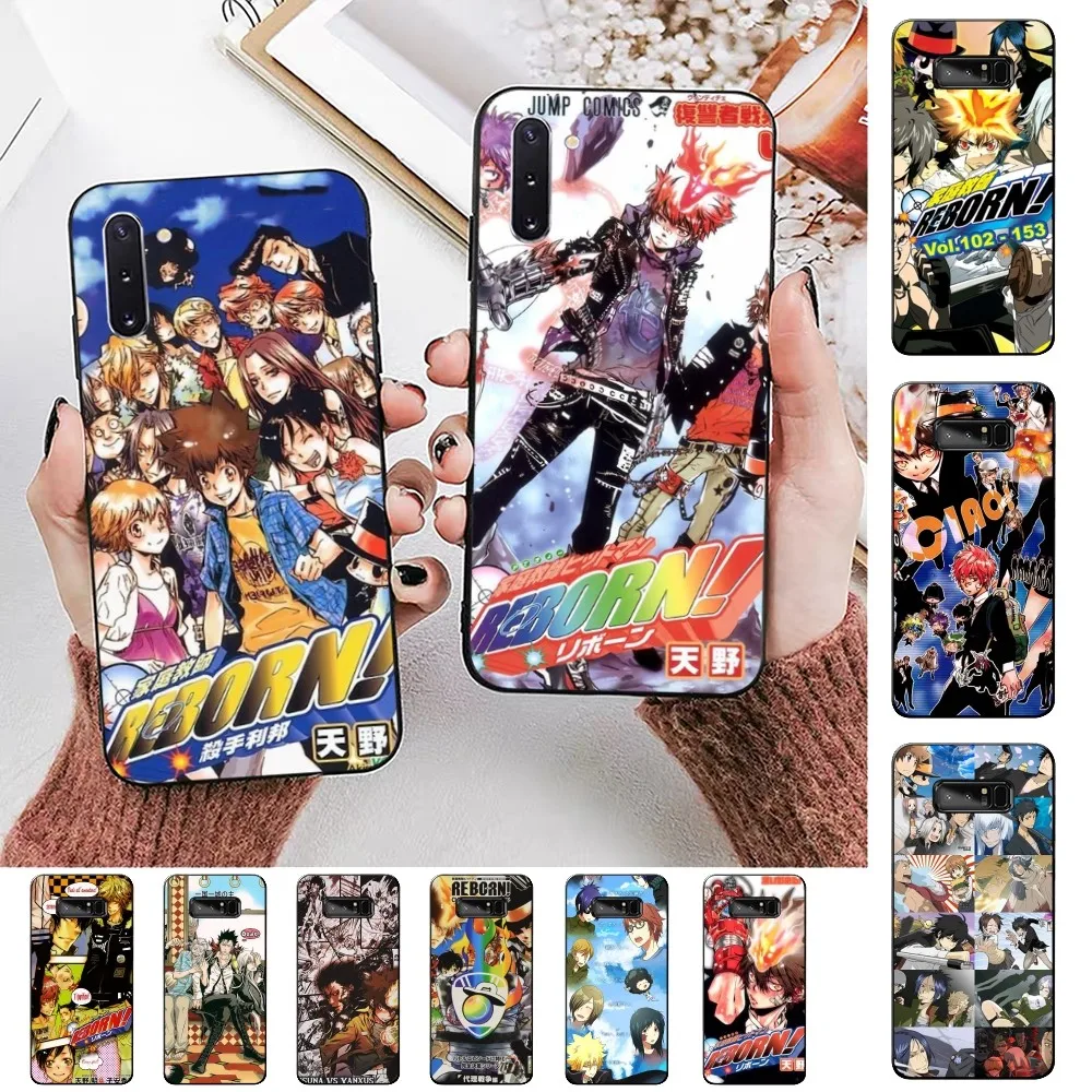 Katekyo Hitman Reborn Phone Case For Samsung Note 8 9 10 20 pro plus lite M 10 11 20 30 21 31 51 A 21 22 42 02 03