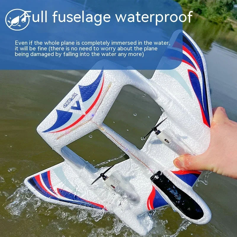 Water Takeoff Remote Control Aircraft Yf350 Waterproof Aircraft Fixed Wing Electric Aircraft Model Foam Aircraft Children's Toys