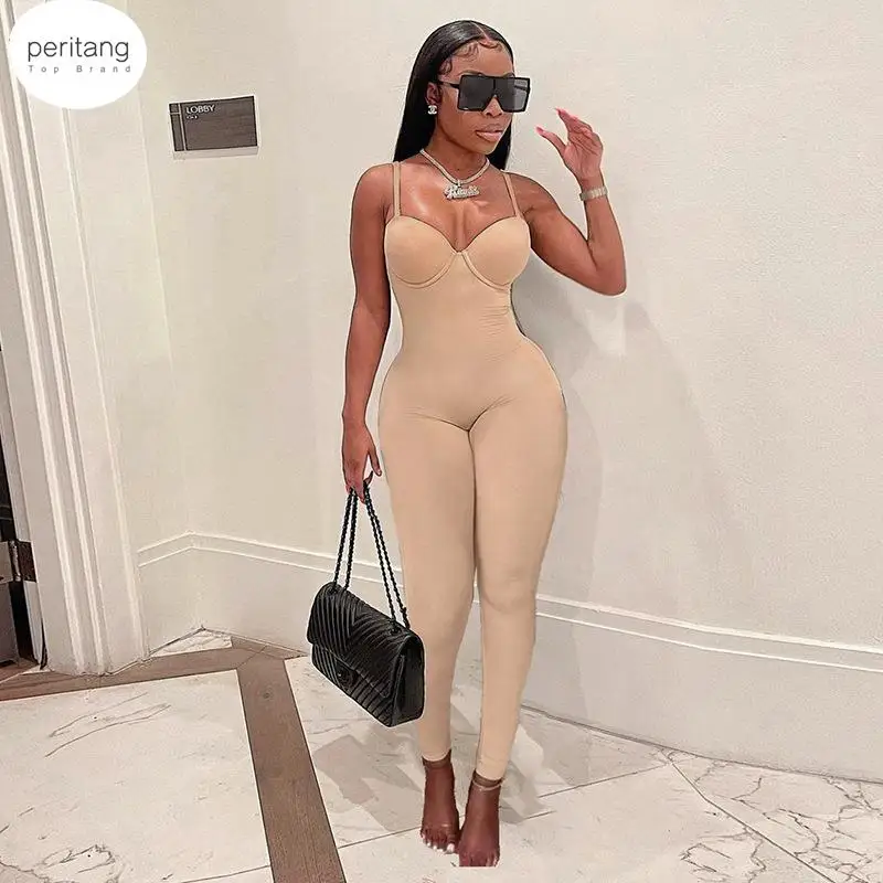 

Women White For Jumpsuit Sleeveless Rompers Womens Jumpsuits Backless Cami Strap One Piece Outfits Black Bodycon Jumpsuit