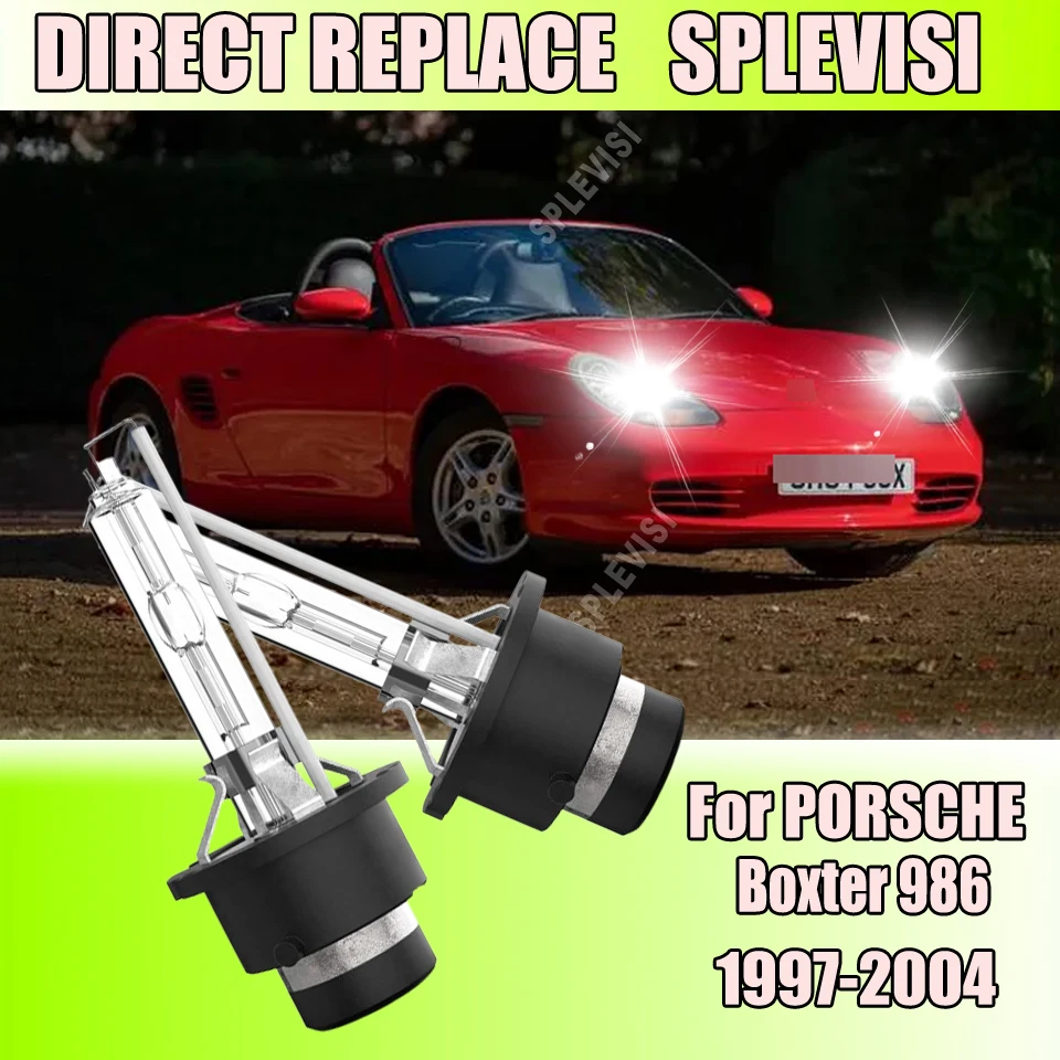 

Xenon Headlight D2S HID Bulbs Perfect for Nighttime Adventures For PORSCHE Boxter 986 1997 1998 1999 2000 2001 2002 2003 2004