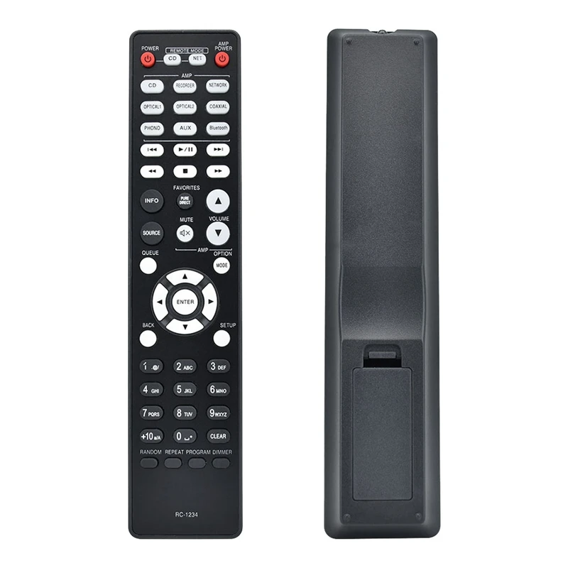 RC-1234 CD Remote Control For Denon PMA-600NE DCD-600NE Power Amplifier Remote Control Replacement