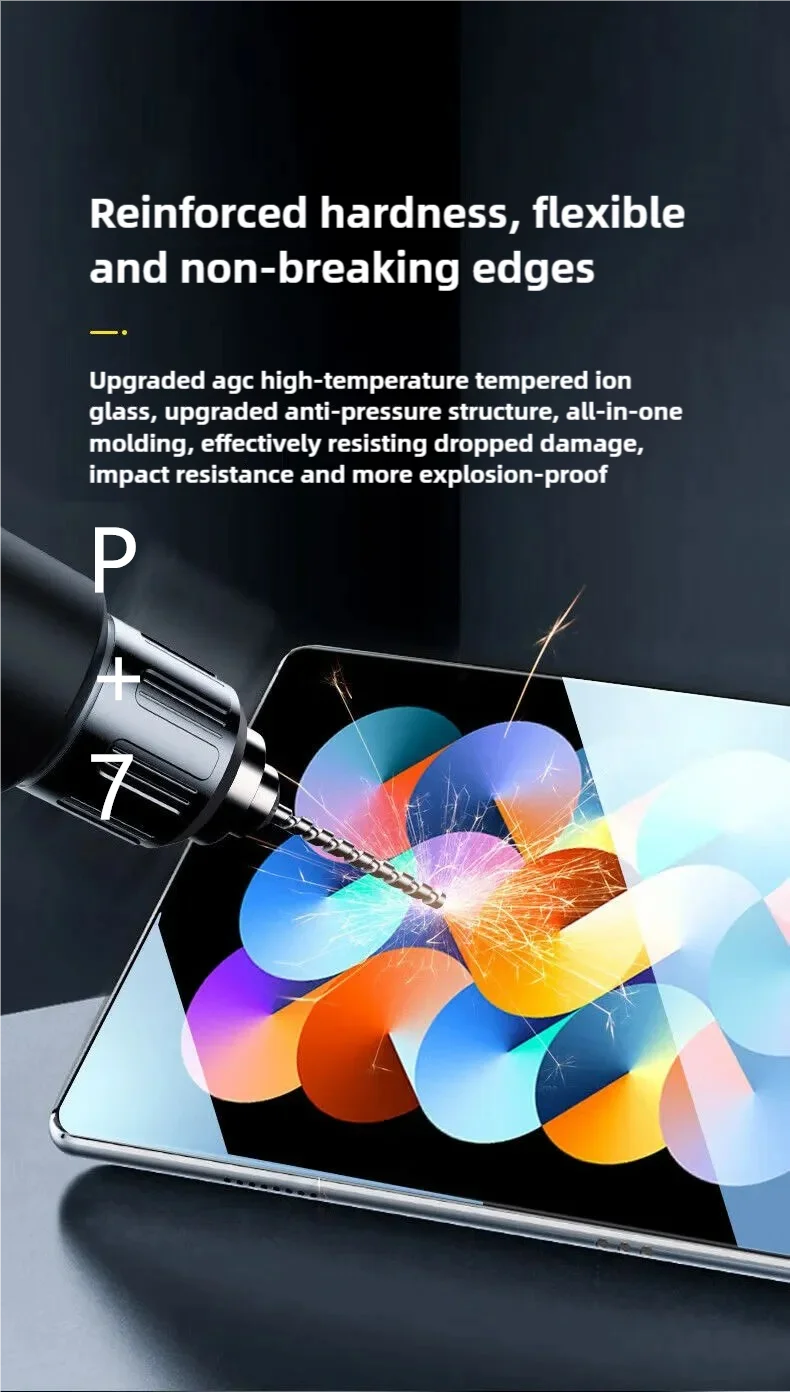 2Pcs Tempered Glass Screen Protector For Lenovo Idea Tab11 Tab Plus 12.1 Tab Pro 12.7inch 2025 Film HD Glass Tempered Glass image 6