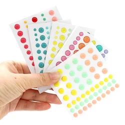 KSCRAFT 5 pz/set Zucchero Spruzza Autoadesiva Smalto Punti Adesivo In Resina per Scrapbooking/Artigianato FAI DA TE/Decorazione di Carte