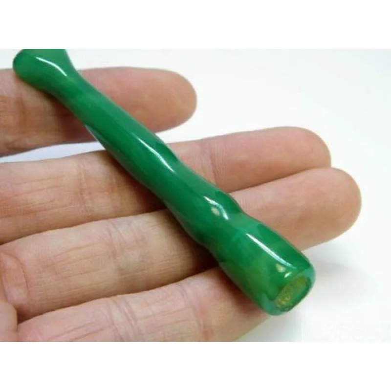 

Natural Brazil agate jade bamboo filter cigarette holder washable