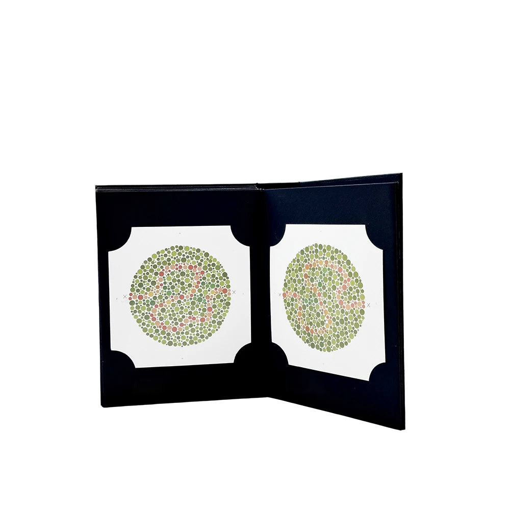 New 2026 Latest Edition Ishihara Color Vision Book  IB-2 for Color Blindness Deficiency Examination Customized Charts