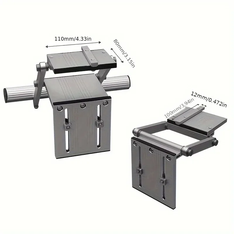 1 set of woodworking table aluminum alloy tools, circular saw guide rail, guide rail, lifting adjustment, straight cutting