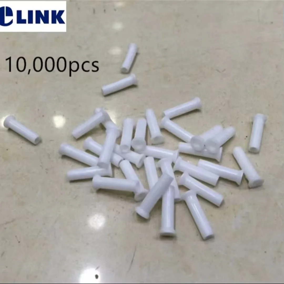 

Оптические пылезащитные колпачки для оптоволоконного соединителя LC, белый пластиковый адаптер FTTH, разъем SM MM APC UPC, заводской ELINk, 10000 шт.
