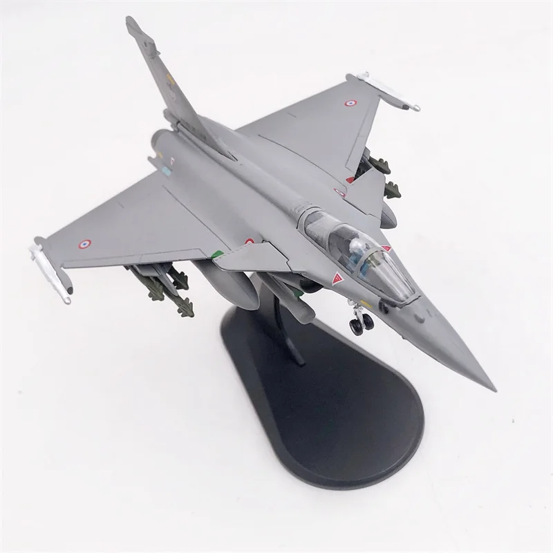 Scale 1/100 Fighter Model France Dassault Rafale C Military Aircraft Replica Aviation World War Plane Miniature Toy for Boy