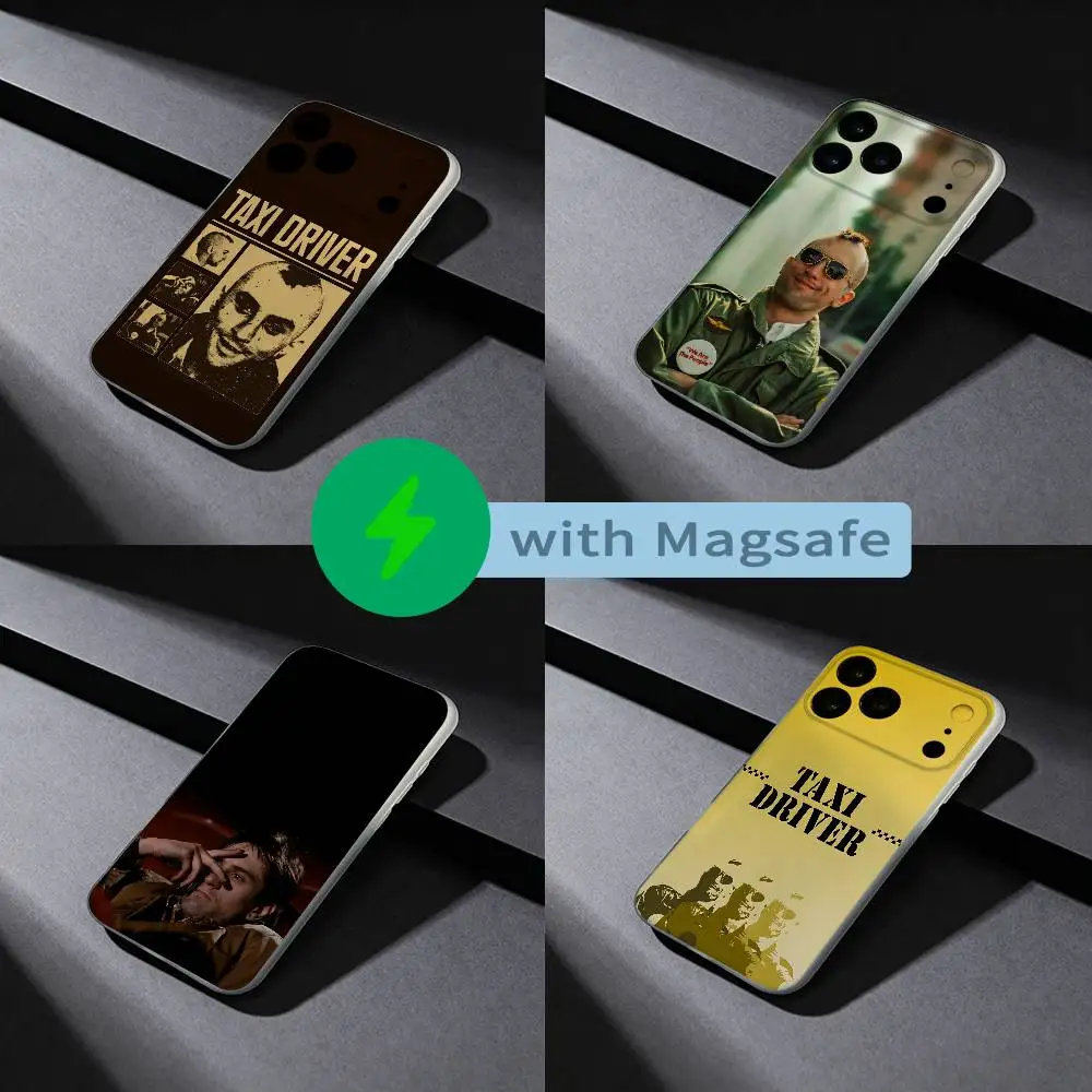 

T-Taxi Driver 1976 Phone Case For iPhone 17,16,15,14,13,12,X,XS,Pro,Max,Plus,E,Air,Mini with Magsafe Magnetic Frosted Clear