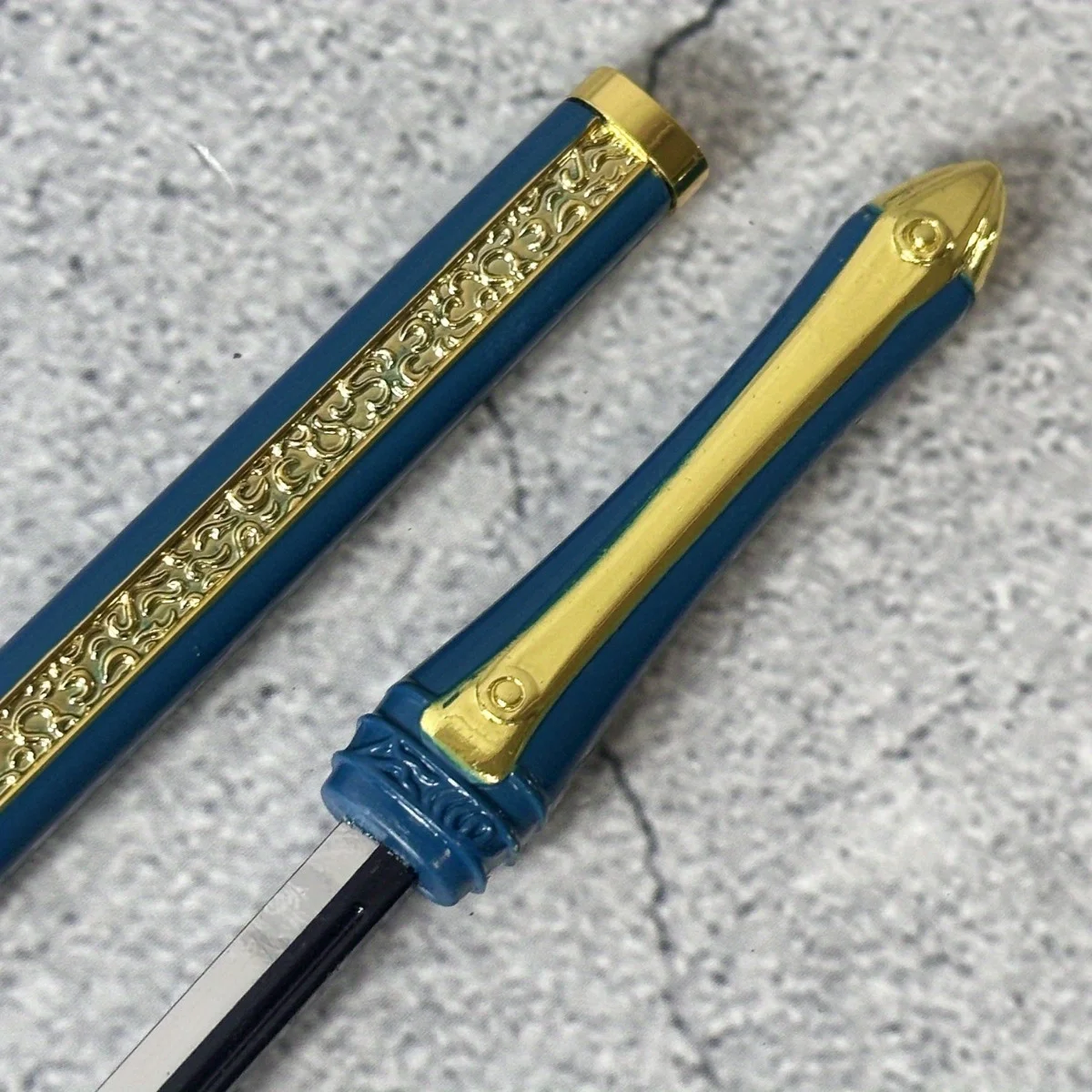 10 بوصة الصلب رورونوا زورو كاتانا المعادن أنيمي زورو السيف الحديد النينجا سكين الأصلي الساموراي صابر الحجم الحقيقي اليابانية كاتانا هدية #4