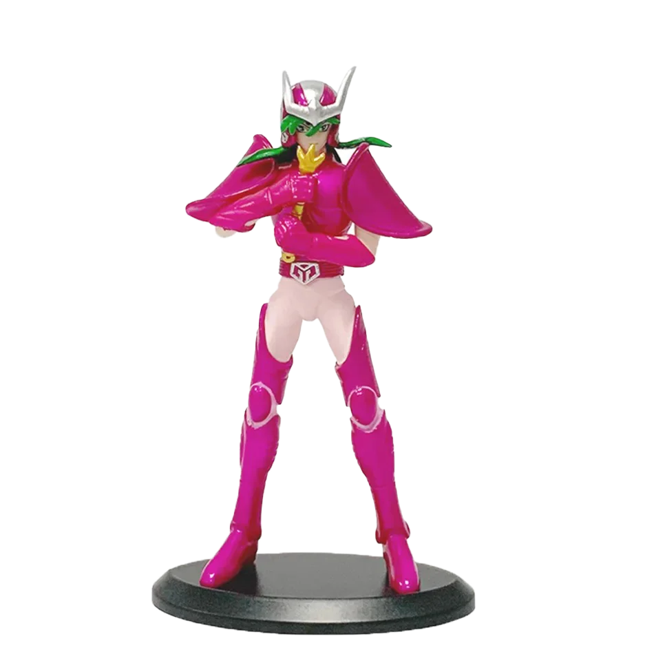 Saint seiya estatueta de ação ikki hyoga seiya shiryu mito em pé pano cavaleiros do zodíaco figuras modelo brinquedos presente das crianças