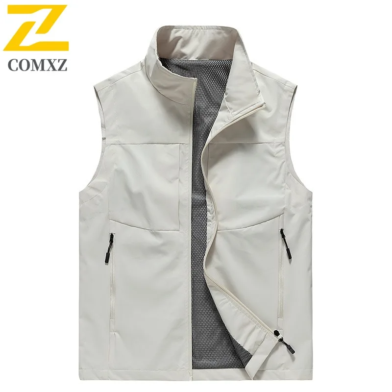 

Summer Outdoor Sunscreen vest Waterproof Windproof Men Women Camping Hiking Fishing Streetwear Lightweight Tactical SportsJacket