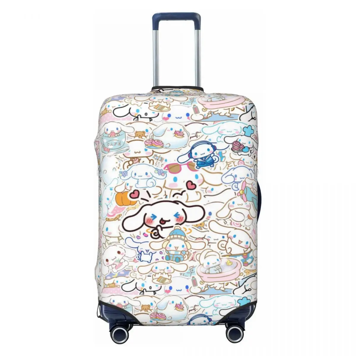 

Custom Cinnamoroll Cartoon Luggage Cover Protector Cute Travel Suitcase Covers for 18-32 Inch