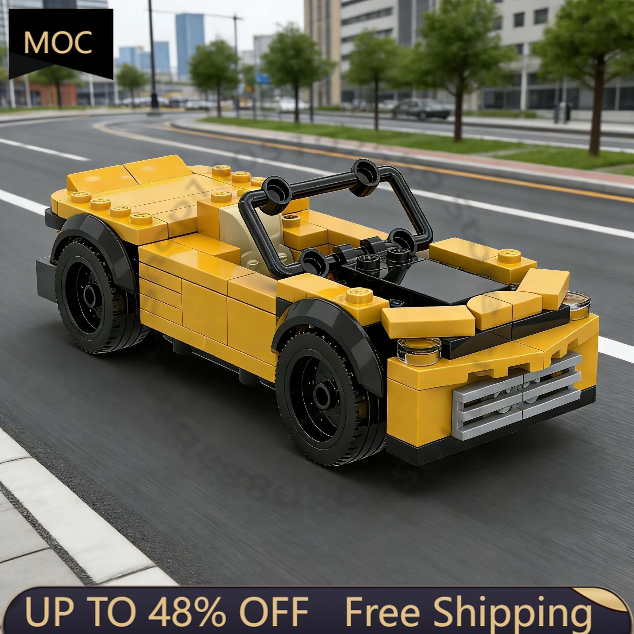 

Набор для сборки 114 деталей: Спортивный автомобиль Speedy Sports Car 40650, вдохновленный Camaro Convertible, модульный конструктор MOC, DIY, подарок