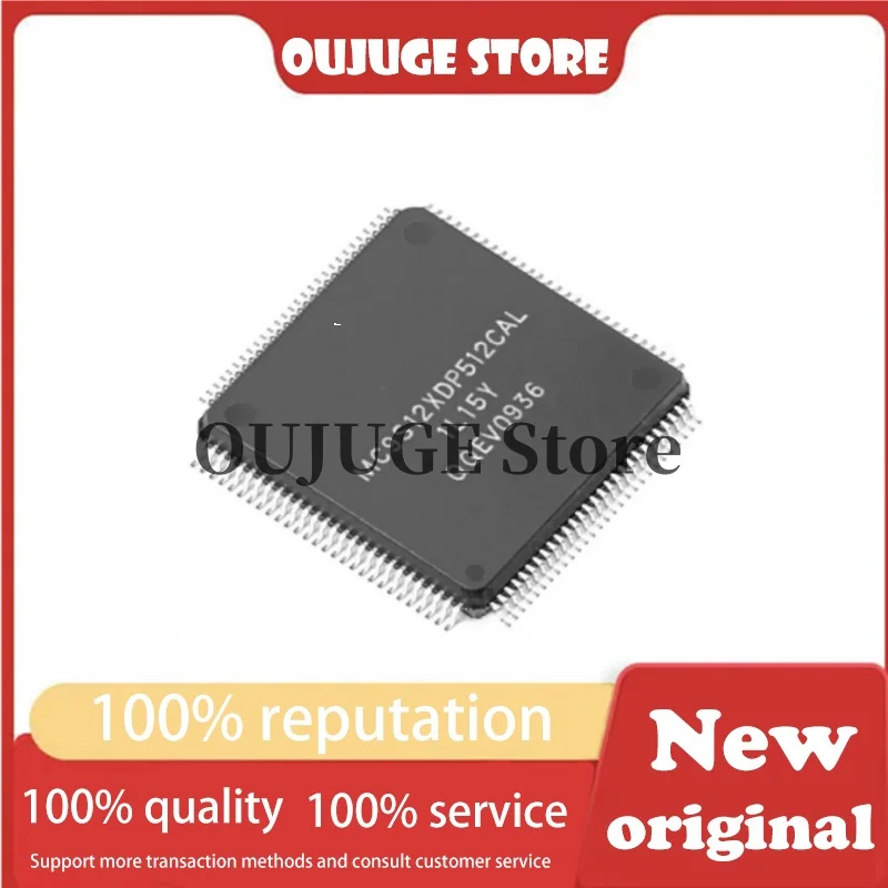 1PCS/lot New original MC9S12XDP512CAL 0L15Y MC9S12XDP512CAL QFP-112 Commonly used vulnerable CPUs in CAS computer boards