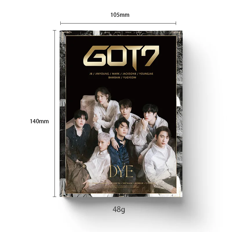 Kpop got7 Album Bücher Foto druck Bild koreanische Mode süße Jungen Mädchen Gruppe Poster Postkarte Notebook Fans Geschenke