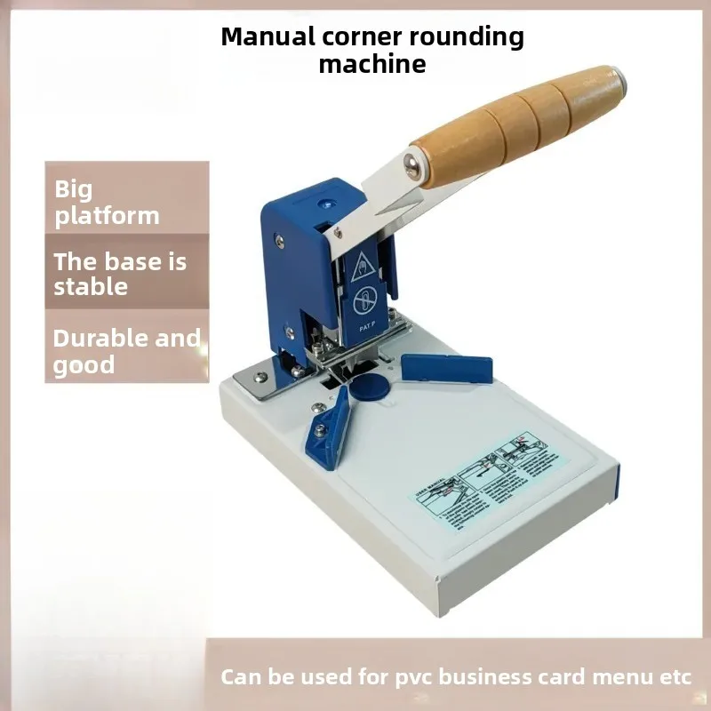 For Manual Rounder Machine for Cardboard Business Cards Plastic PVC Album Desk Calendar with One Year Warranty