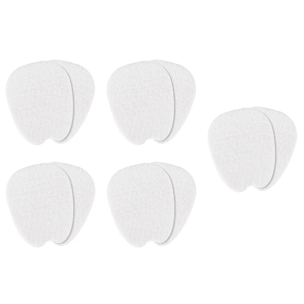 5 Pairs Felt Tongue Pads for Shoes Thin Felt Forefoot Cushions Heel Pads for Relief Friction