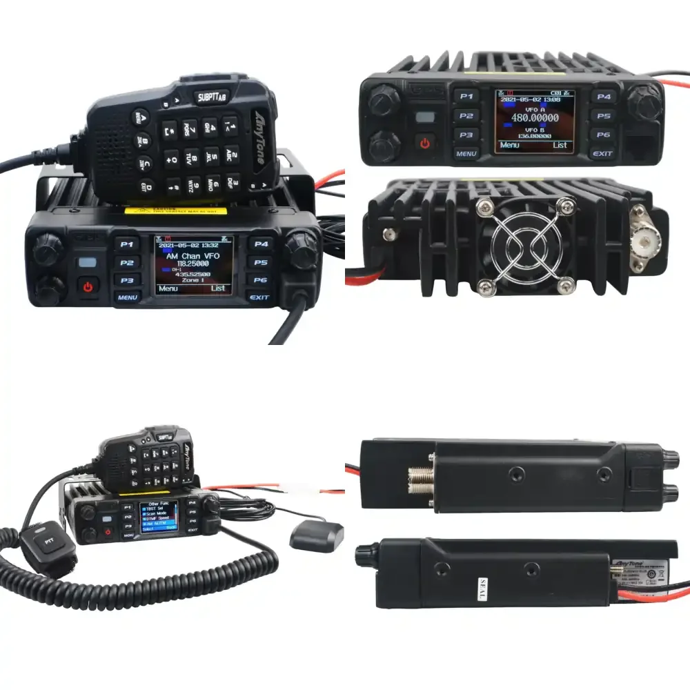 2026 HOT Anytone AT-D578UV Plus for VHF UHF Air Band Radio for DMR Digital Mobile Radio for APRS Bluetooth PTT for FM