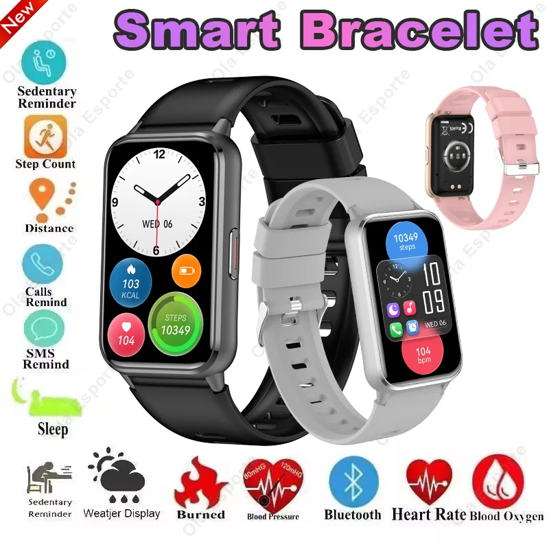 Smart Bracelets  BT Call Health Monitoring Men Women  Sports Step Counting Sleep Heart Rate Fitness Tracker Smartwatch HT30