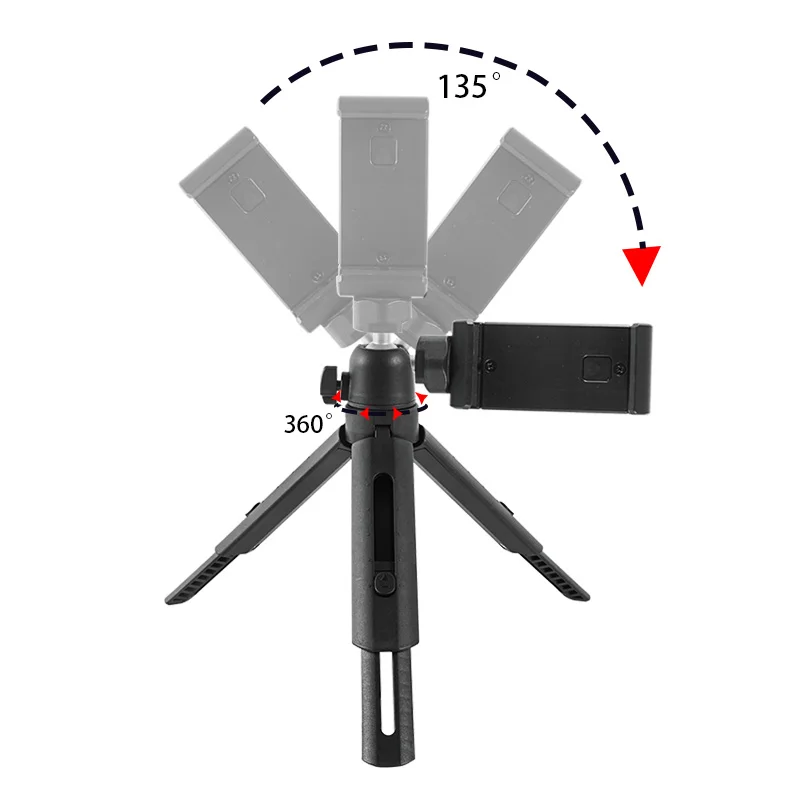 BEXIN العالمي ألياف الكربون اللوحي حامل هاتف تثبيت كليب ترايبود حامل هاتف قابل للتعديل ipro اللوحي آيفون ترايبود