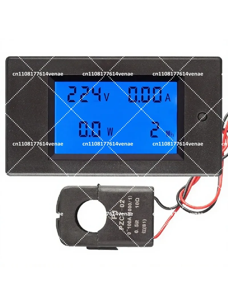 Digital LED Power Monitor 80-260V 100A Multimeter Energy Voltmeter Ammeter Watt KWH Home Electric Meter PZEM-061