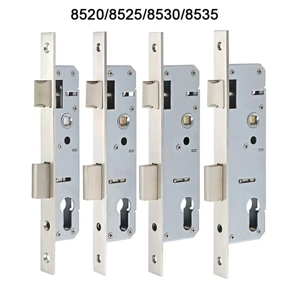 

8520/8525/8530/8535 Aluminum Door Lock Stainless Steel Universal Exterior Door Lock Aluminum Alloy Hardware Frame Mortise Lock