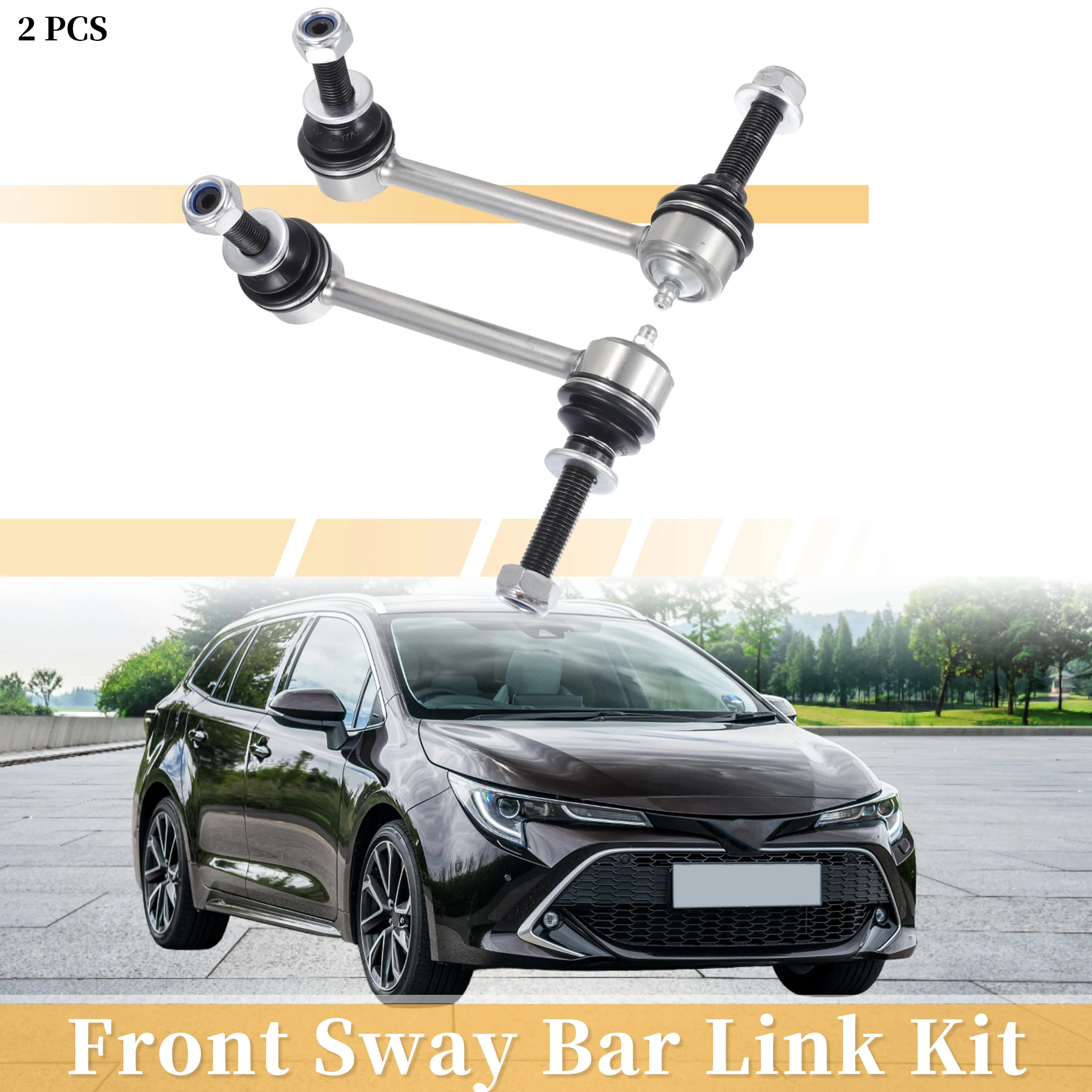 

UXCELL 2 шт. автомобильный передний стабилизатор поперечной устойчивости для Toyota Tacoma Double Cab 2013-2014