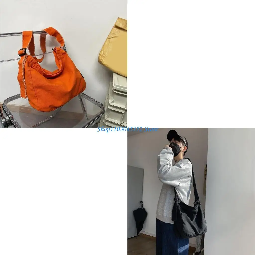 

Женская сумка в стиле гранж, повседневная сумка через плечо, большая вместительная сумка на плечо, студенческая школьная сумка,