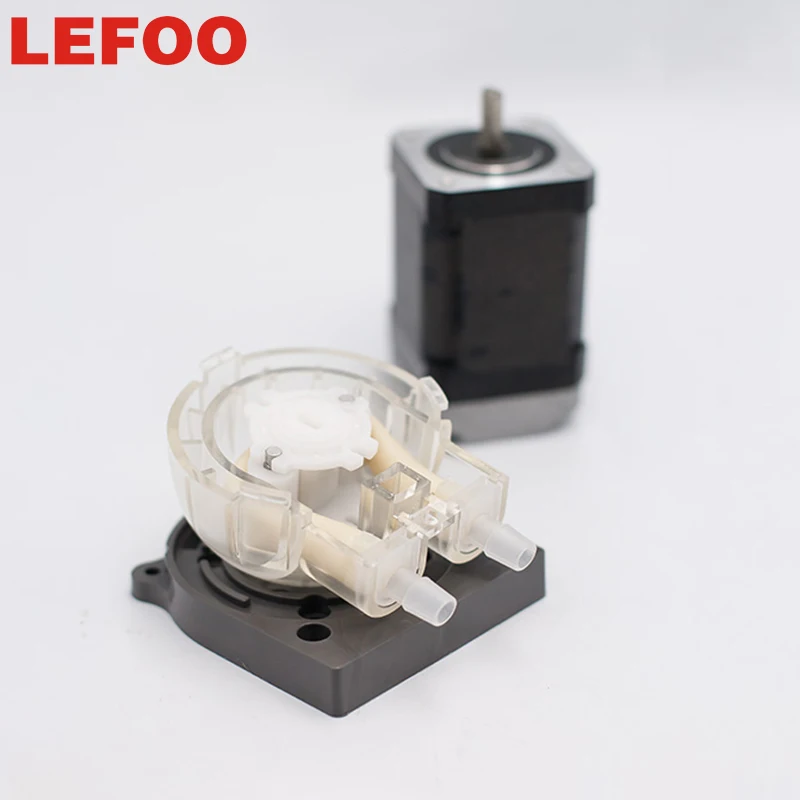 LEFOO 12V 24V DC wholesale price high precision micro peristaltic pump with stepper motor