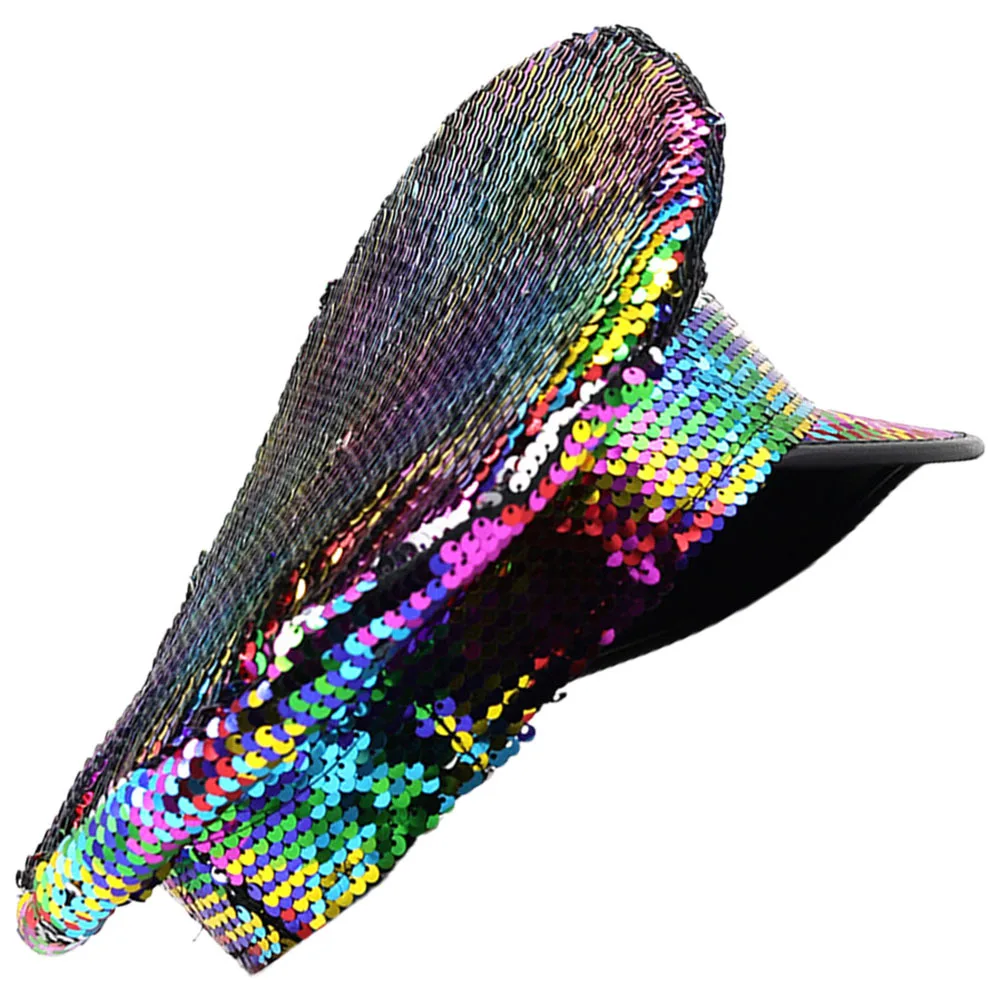 

Navy Blue Sequin Hat for Women Shiny Party Hat for Disco Carnival Hen Party Wear Stylish Comfortable Lightweight Fun Accessory