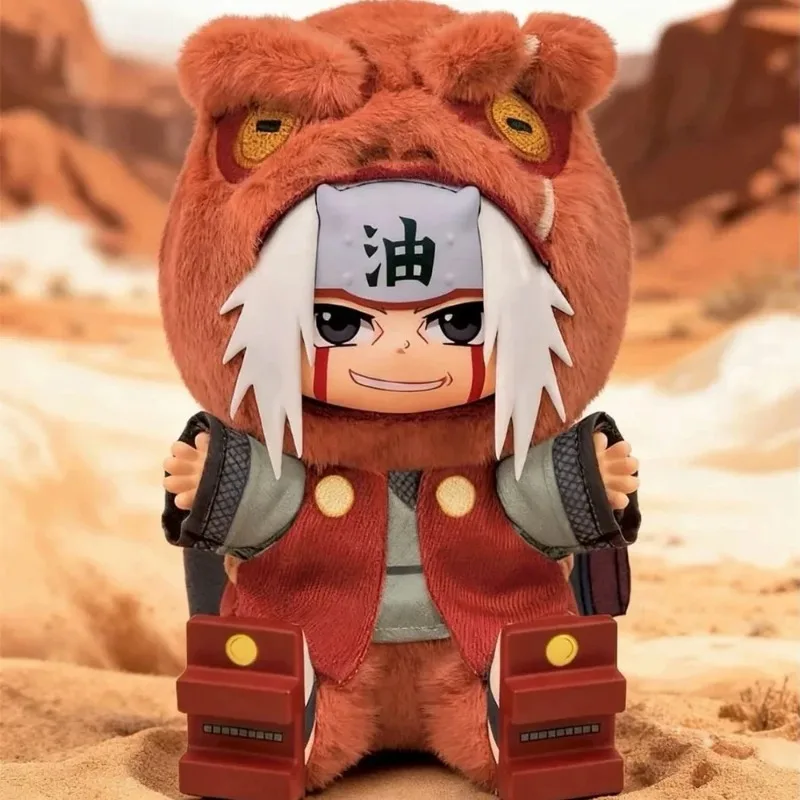 Porte-clés Naruto Mega Ninja Shizuka Sit Sit Party Series, boîte mystère, collection surprise créative et mignonne, cadeau de vacances, décoration
