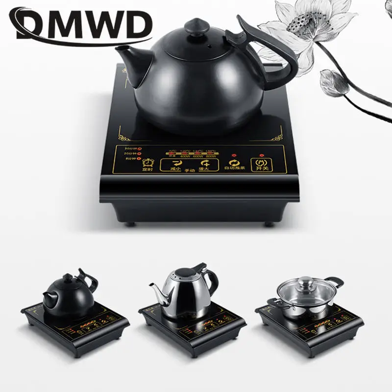 DMWD induction cooker multifunvtion electric stove furnace hot pot oven cooktop multicooker hot pot cooking noodle heating plate